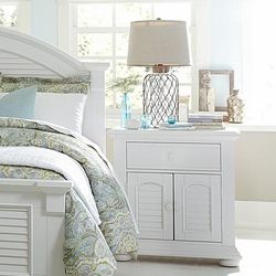 Cottage Night Stand In Oyster White Finish - Liberty Furniture 607-BR61