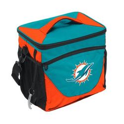 Miami Dolphins 24 Can Cooler Coolers by NFL in Multi