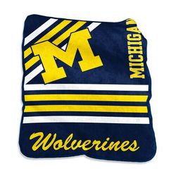 Michigan Raschel Throw Home Textiles by NCAA in Multi