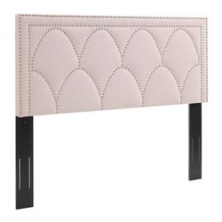 Greta Performance Velvet King/California King Headboard in Pink