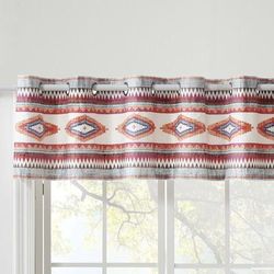 Kiva Western Boho Window Valance by Greenland Home Fashions in Stone