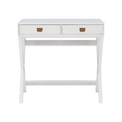 Peggy White Writing Desk by Linon Home Décor in White