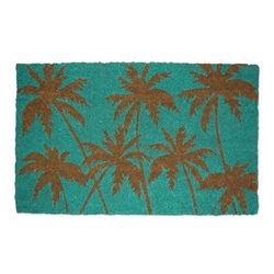 Palm Beach Doormat Floor Coverings by DII in Blue