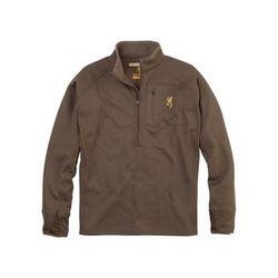 Browning Monroe 1/4 Zip Shirt - Mens Major Brown 2XL 3010979805