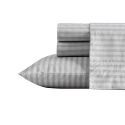 Plaid Grey Queen Sheet Set