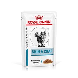 48x85g Skin & Coat Adult Royal Canin Veterinary Wet Cat Food