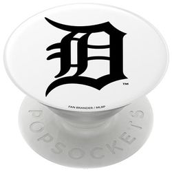 "PopSockets White Detroit Tigers Primary Logo PopGrip"