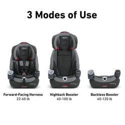 Graco Nautilus 65 LX 3-in-1 Harness Booster Car Seat - Conley