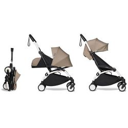 Babyzen YOYO2 Ultra Compact Complete 0+/6+ Stroller - White / Taupe