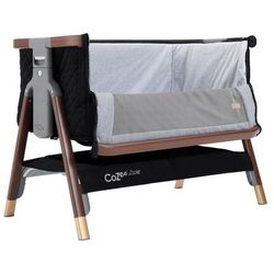 Tutti Bambini CoZee Luxe Bedside Crib - Walnut / Black