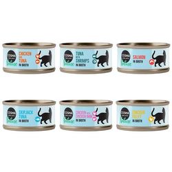 6x70g Mixed Trial Pack 1 Cosma Nature Wet Cat Food