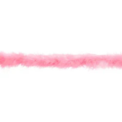 Boa en plumes de marabout, rose, 30 g, 2 m
