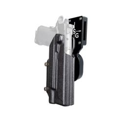Black Scorpion Outdoor Gear Pro Heavy Duty Competition Kydex OWB Holster Springfield Armory Prodigy 5in w/ X300 Right Hand Black Shell Black
