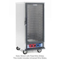 Metro C517-PFC-U 3/4 Height Non-Insulated Mobile Proofing Cabinet w/ 14 Pan Capacity, 120v, Universal Slides