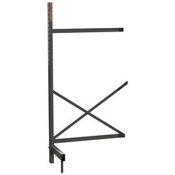 Metro SM762160-ADD SmartLever Cantilevered Shelving Add On Unit - 62 1/5"L x 25 1/2"W x 76 3/8"H, Steel, Gray