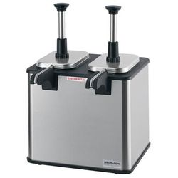Server 85899 1 1/2 gal Hot Fudge Warmer - 1/8 oz Increments, 120v, Silver
