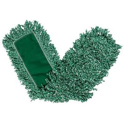 Rubbermaid FGJ85700GR00 Dust Mop - 48x5" Looped-End, Microfiber, Green, Looped Ends