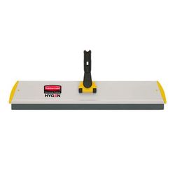 Rubbermaid FGQ57000YL00 24" Flat Hygen Quick Connect Squeegee Frame - Aluminum, Yellow, Wet/Dry