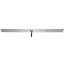 Rubbermaid FGQ59500YL00 60" Hygen Hall Dusting Frame - Flat, Hook-and-Loop Strips, Aluminum, Yellow, Quick-Connect Handle