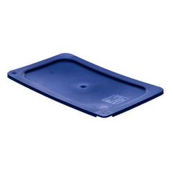 Carlisle 3058160 Smart Lid Food Storage Lid for all 1/4 Size Pans - Polyethylene, Blue, For Quarter-Sized Pans
