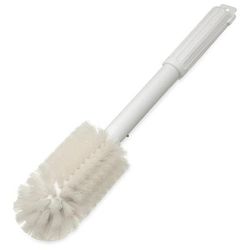 Carlisle 4000402 16" Round Multi Purpose Valve/Fitting Brush - Poly/Plastic, White