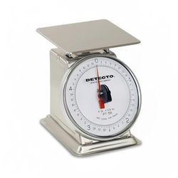 Detecto PT-5SR Petite Top Loading Rotating Dial Portion Scale w/ Stainless Steel, 5 lb x 1/2 oz