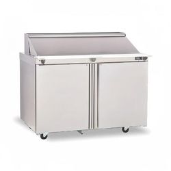 Delfield 4460NP-24M 60" Mega Top Sandwich/Salad Prep Table w/ Refrigerated Base, 115v, Stainless Steel