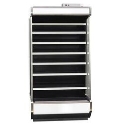 SandenVendo RSC3RA010 38" Vertical Open Air Cooler w/ 8 Levels - For Remote Refrigeration, 115v, White