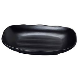 Yanco BP-2207 Black Pearl 6 oz Rectangular Melamine Bowl, Black