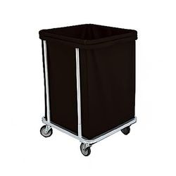 Forbes Industries 1106 Laundry Cart w/ 6 Bushel Capacity - Black Cloth Bag, Steel Frame