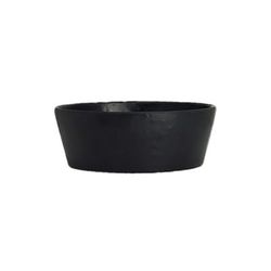 Steelite 7181TM516 9 1/2 oz Round Melamine Bowl, Black, 1 Dozen