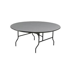 Midwest Folding Products R72EF GB 72" EF Series Round Folding Table w/ Gray Laminate Top, 30"H
