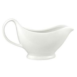 10 Strawberry Street WTR-20GRAVY Whittier 20 oz Gravy Boat - Porcelain, White