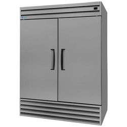 Excellence Industries CR-43HC 54 3/8" Reach In Refrigerator - 2 Left/Right Hinge Solid Doors, 115v, Silver