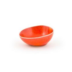 Front of the House ASC023ORP23 1 1/2 oz Kiln Ramekin - Porcelain, Blood Orange