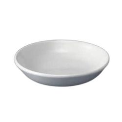 Churchill WHBP1 4" Round Butter Pad - Ceramic, White