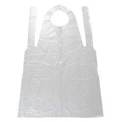 Elkay Plastics AP12F2846 Disposable Embossed Poly Apron - 28" x 46", Clear - Case of 100 Aprons