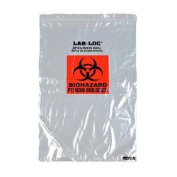 LK Packaging LABZ1420B Lab-Loc Specimen Bags - 14" x 20", Clear, 2 mil