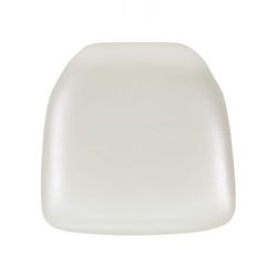 Flash Furniture BH-IVORY-HARD-VYL-GG Chiavari Vinyl Chair Cushion - 15 1/2" x 15 1/2" x 2", Ivory