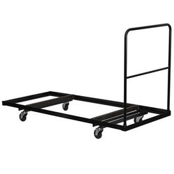 Flash Furniture NG-DY3072-GG Folding Table Dolly w/ (10) 72"W x 30"D Folding Table Capacity - Steel, Black