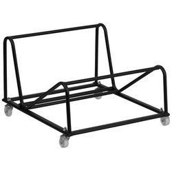 Flash Furniture RUT-188-DOLLY-GG Stacking Chair Dolly w/ 30 Chair Capacity - Steel, Black