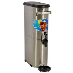 Curtis TCNV 3 1/2 gal Oval Iced Tea Dispenser w/ Handles, Stainless Steel