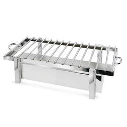 Eastern Tabletop 3249G Rectangular Grill Stand - 28"L x 17 3/4"W x 7 1/4"H, Stainless Steel