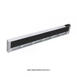 Hatco GRAIHL-18 120 18" High Watts Infrablack Strip Warmer - Single Rod, Remote Control Required, 120v, Silver (Cord & Plug Not Included)