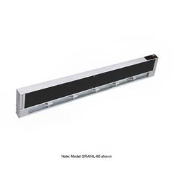 Hatco GRAIHL-60 Glo-Ray 60" High Watts Infrablack Strip Warmer - Single Rod, Remote Control Required, 120v, Silver