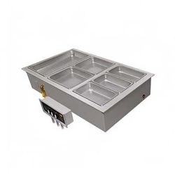 Hatco HWBI-3DA 2403 Drop-In Hot Food Well w/ 3 Full Size Pan Capacity, 240v/3ph, Stainless Steel