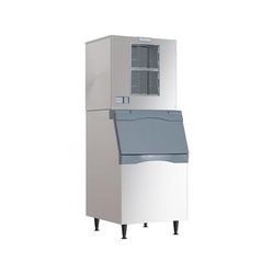 Scotsman MC0830SA-32/B530S 905 lb Prodigy ELITE Half Cube Commercial Ice Machine w/ Bin - 536 lb Storage, Air Cooled, 208-230v, Stainless Steel