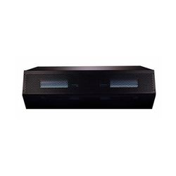 Mars STD272-2UA-OB-VHP 72" Unheated Air Curtain w/ UV-C Light & HEPA Filter - Obsidian Black, 115v