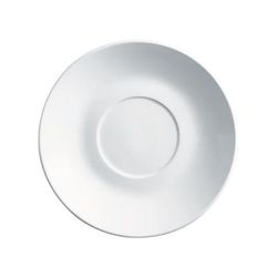 Cameo China 610-2961 4 3/4" Round Dynasty Coupe Saucer for 610-1824 - Ceramic, White