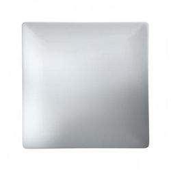 Cameo China 710-81N 8 1/4" Square Coupe Plate - Ceramic, White